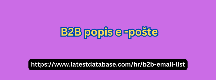 B2B popis e -pošte