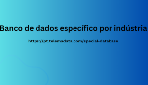 Banco de dados específico por indústria