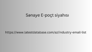 Sənaye E-poçt siyahısı