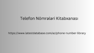 Telefon Nömrələri Kitabxanası