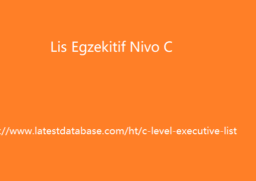 Lis Egzekitif Nivo C 00